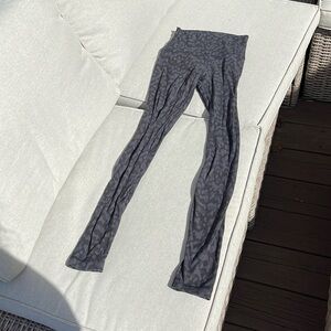 Lululemon align black speckled leggings size 2